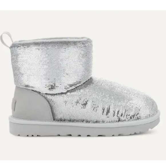 UGG Silver Sequin  Boots NWT - Picture 9 of 9